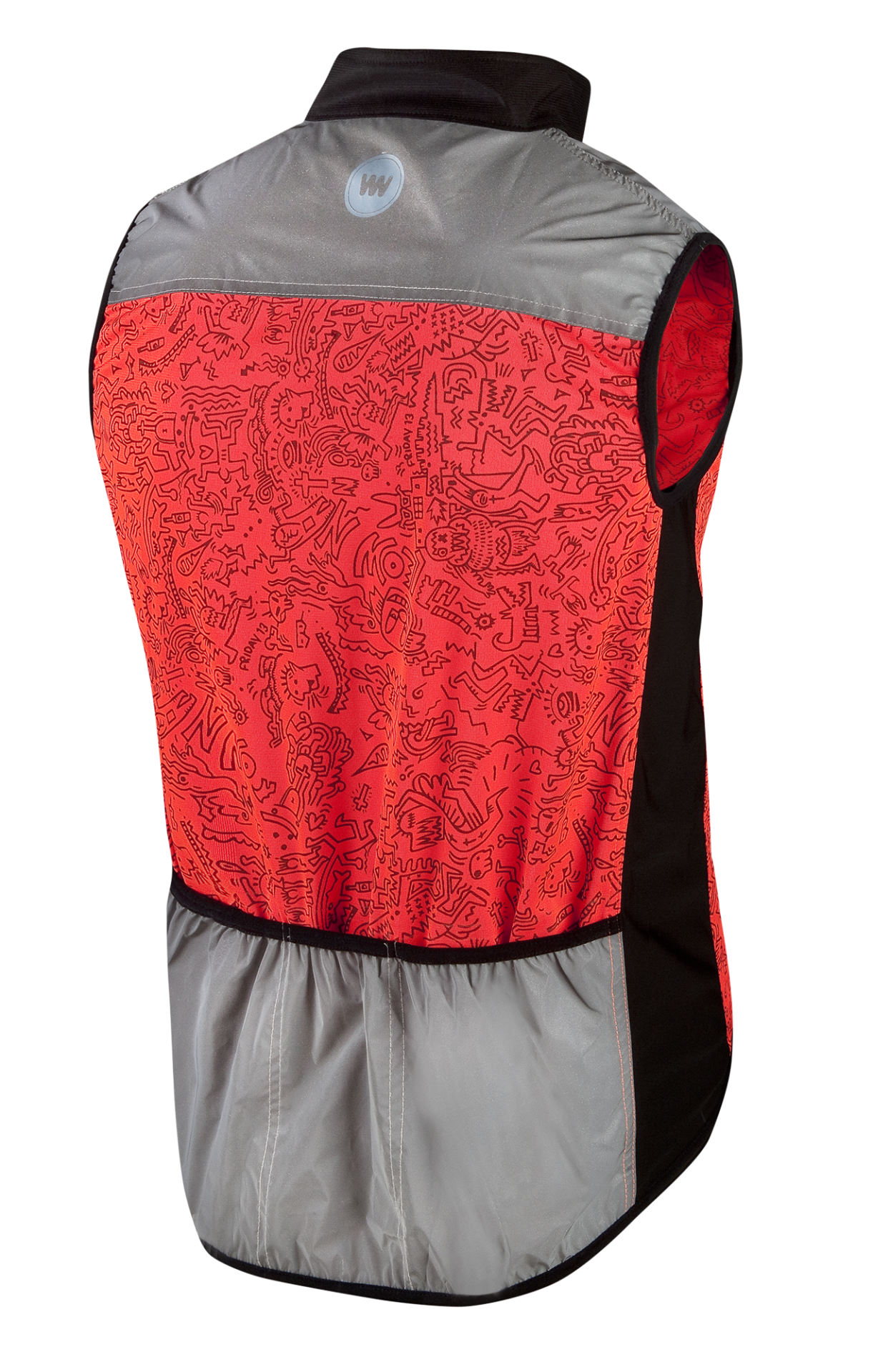 wowow-rebel-jacket-raceviz-giacca-da-ciclismo-fluorescente-riflettente image 2