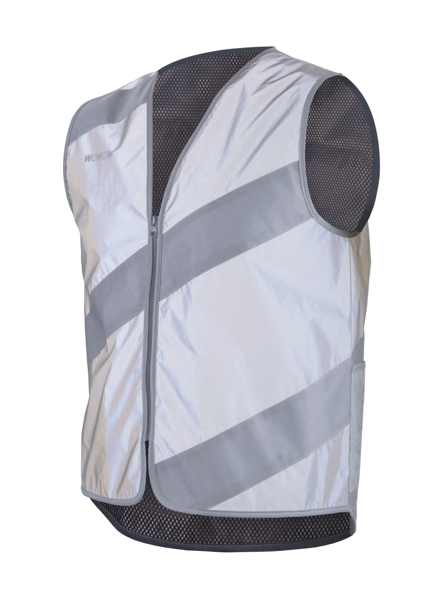 wowow-roadie-giacca-full-reflective-alta-visibilit-totale-per-ciclismo image 1