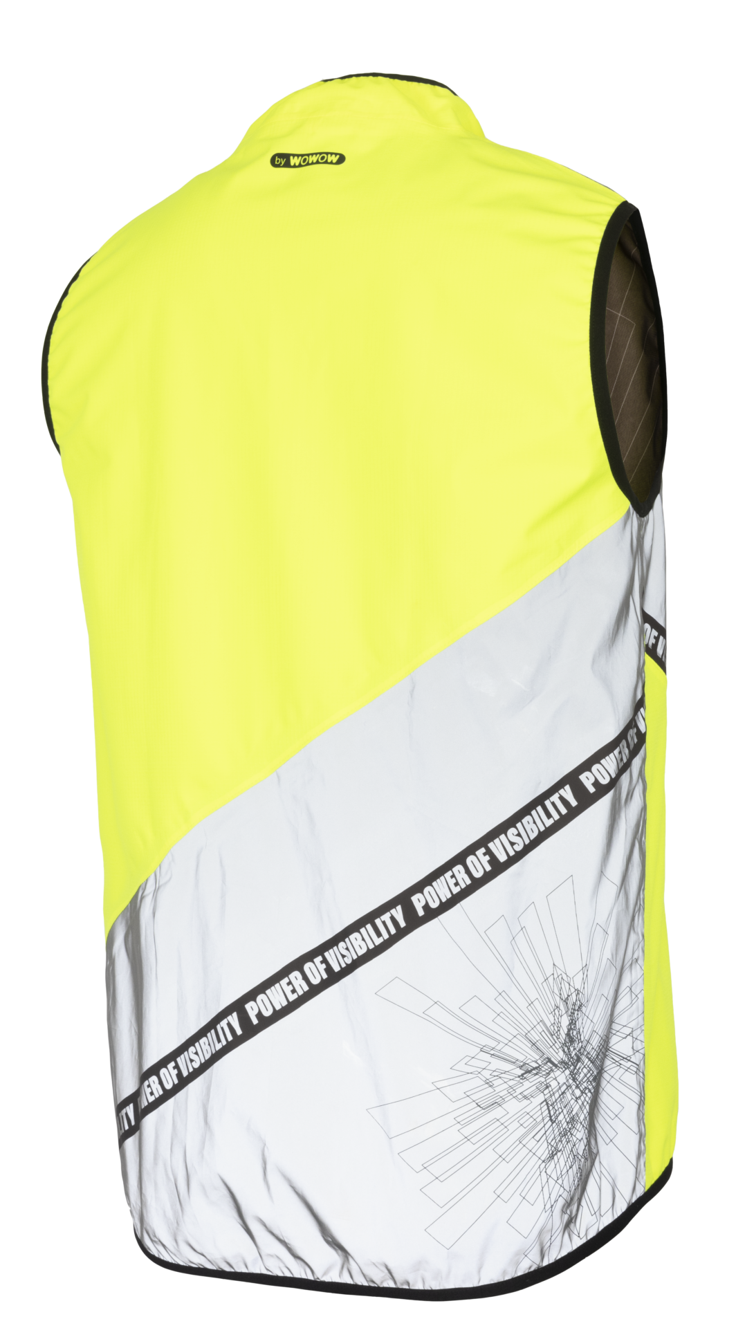 wowow-road-town-giacca-gialla-fluorescente-antivento-con-riflessi image 2