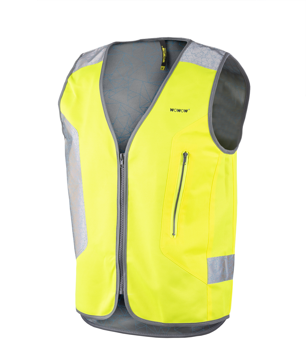 wowow-tegra-giacca-gialla-fluo-con-led image 1