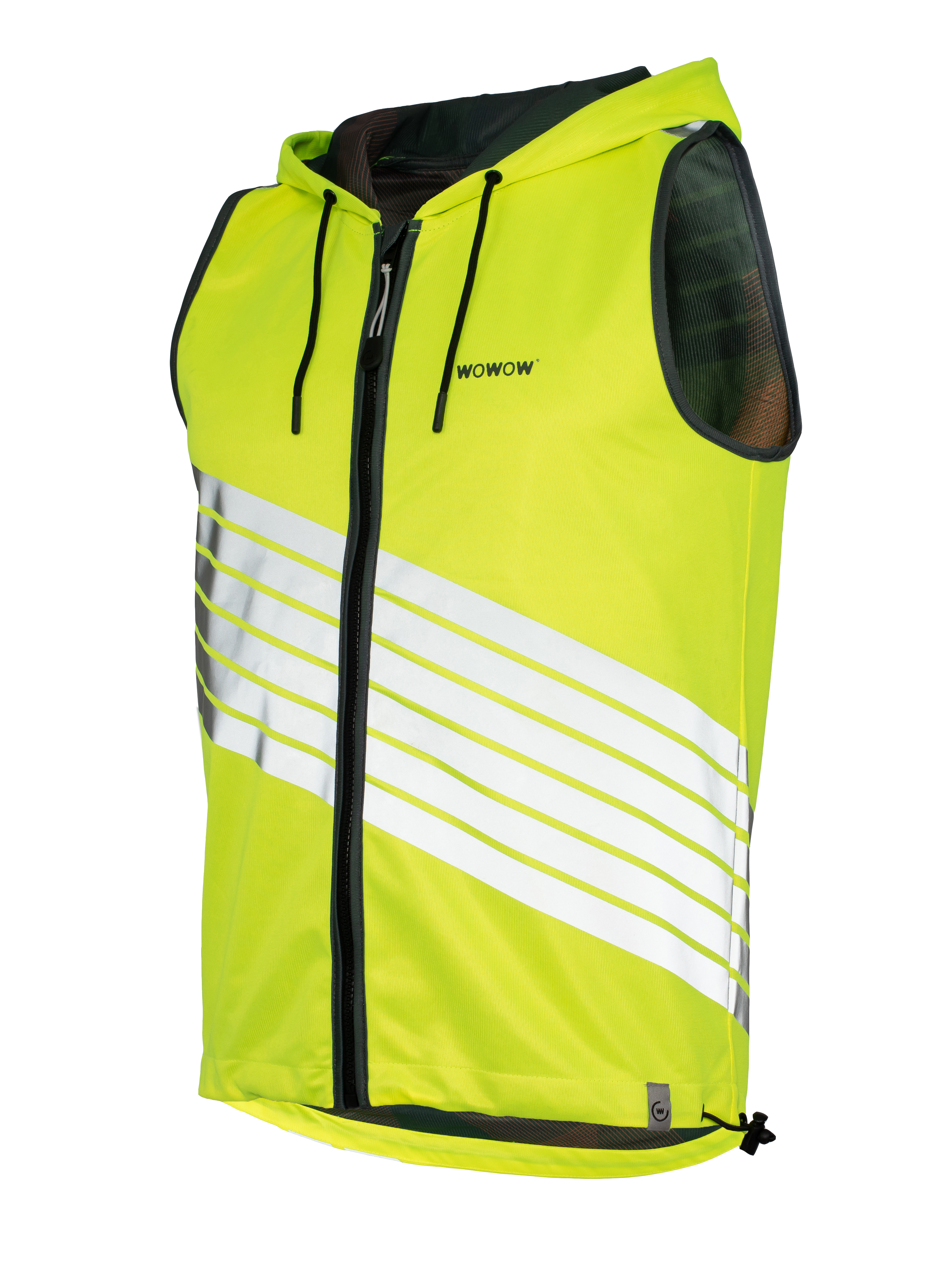 giacca-riflettente-wowow-three-sixty-giallo-fluorescente-per-pendolari-urbani image 1